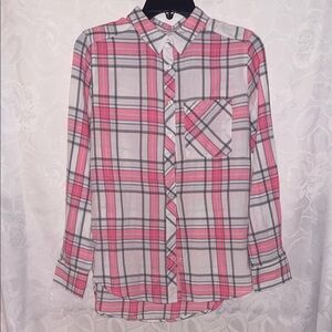 Arizona Jean Co. Plaid Button-Up Shirt